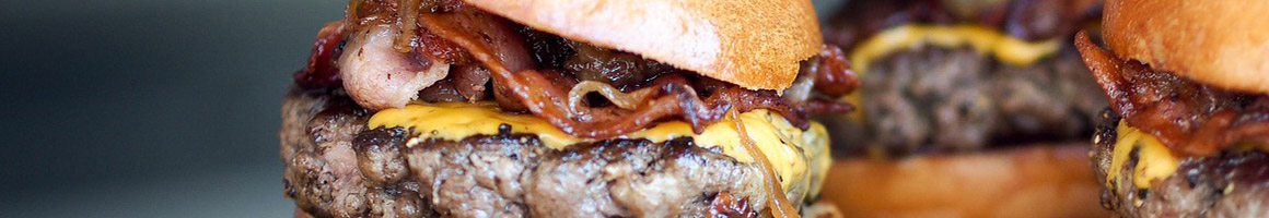 Eating Burger Sandwich Cafe at Mc Bride's Cafe restaurant in Little Rock, AR.